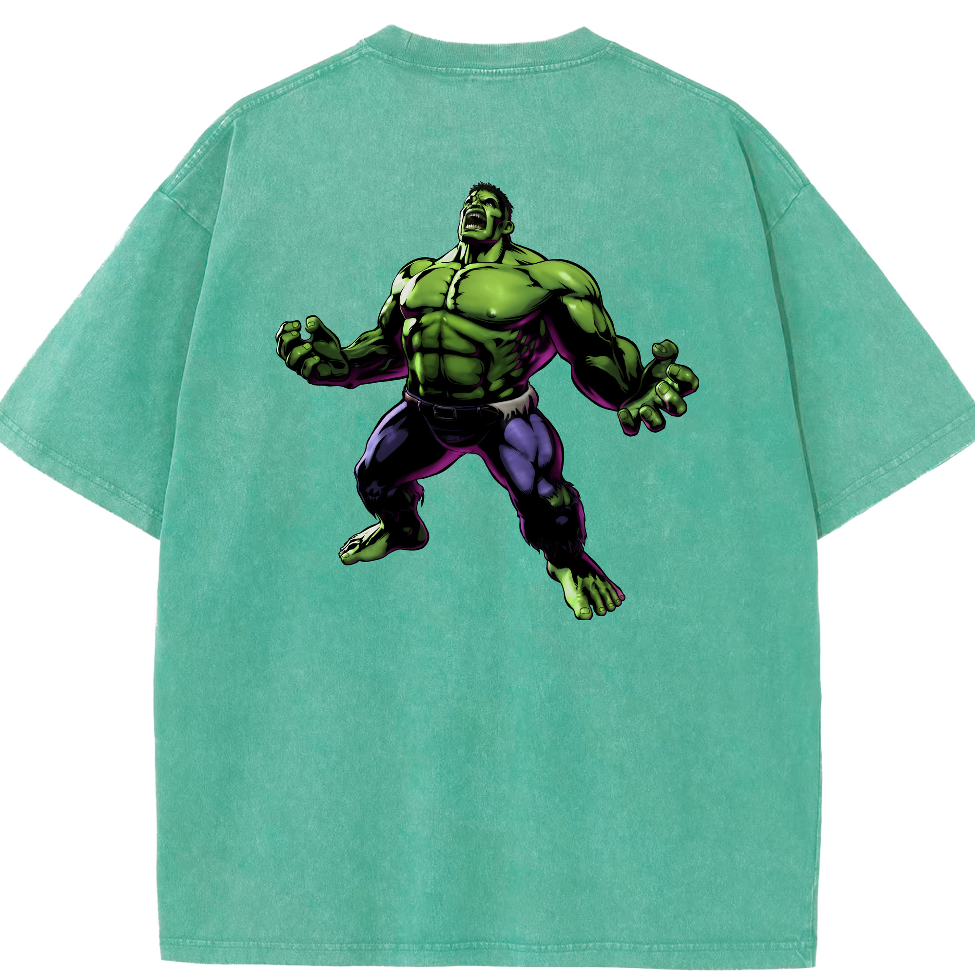 （画像用） アベンジャーズ The Avengers 綿100% ヴィンテージ風 半袖Tシャツ（背面プリント）